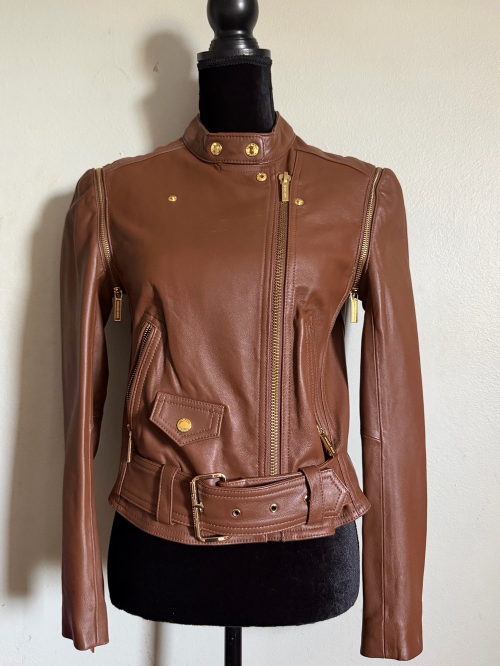 Michael Kors Leather Jacket NWOT